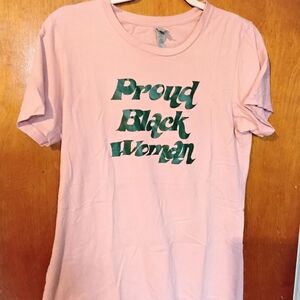 Next Level Apparel Light Pink Graphic Tee